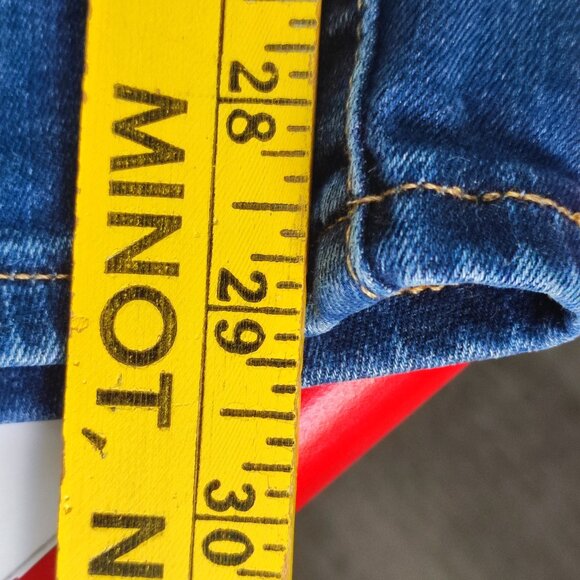 Levi's 721 jeans high-rise skinny stretch dark wash blue women's size 27 - Picture 12 of 14